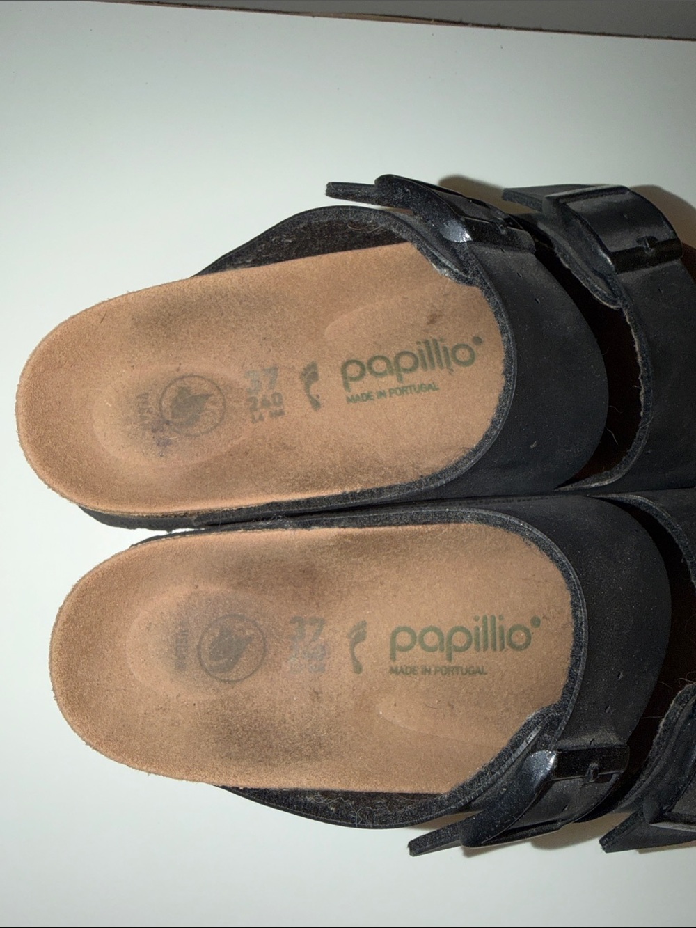 Women’s Birkenstock Arizona Flex Black Platform Sandal Size 6-6.5 - Picture 4 of 7